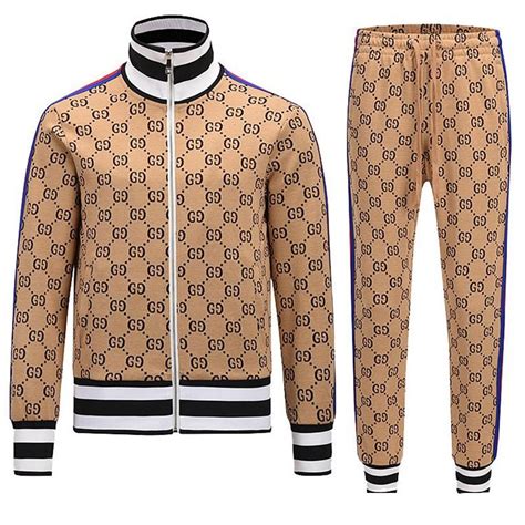 men's gucci jumpsuit|gucci tracksuit men's price.